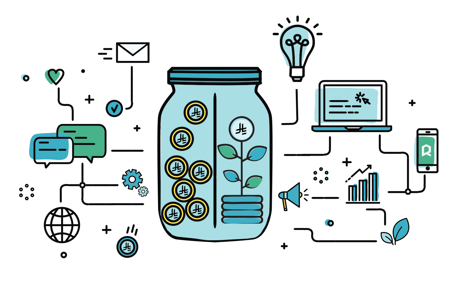 Saving vs Investing Banner